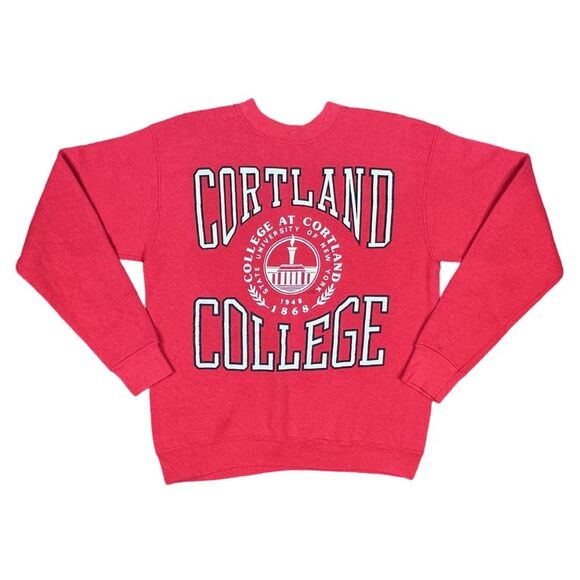 Tultex Tops - Vintage Tultex Cortland College Crew Neck Sweatshirt - Size Medium